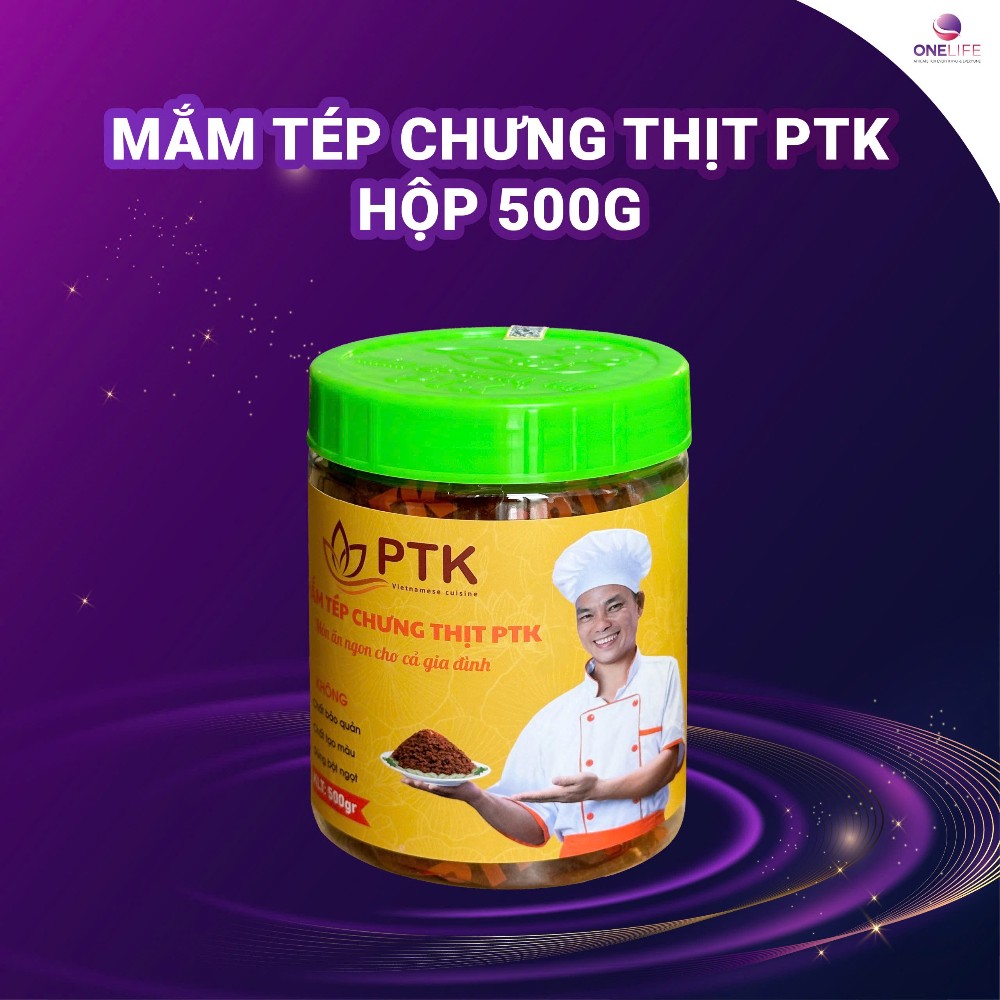 Hộp 500gram - Mắm tép chưng thịt PTK