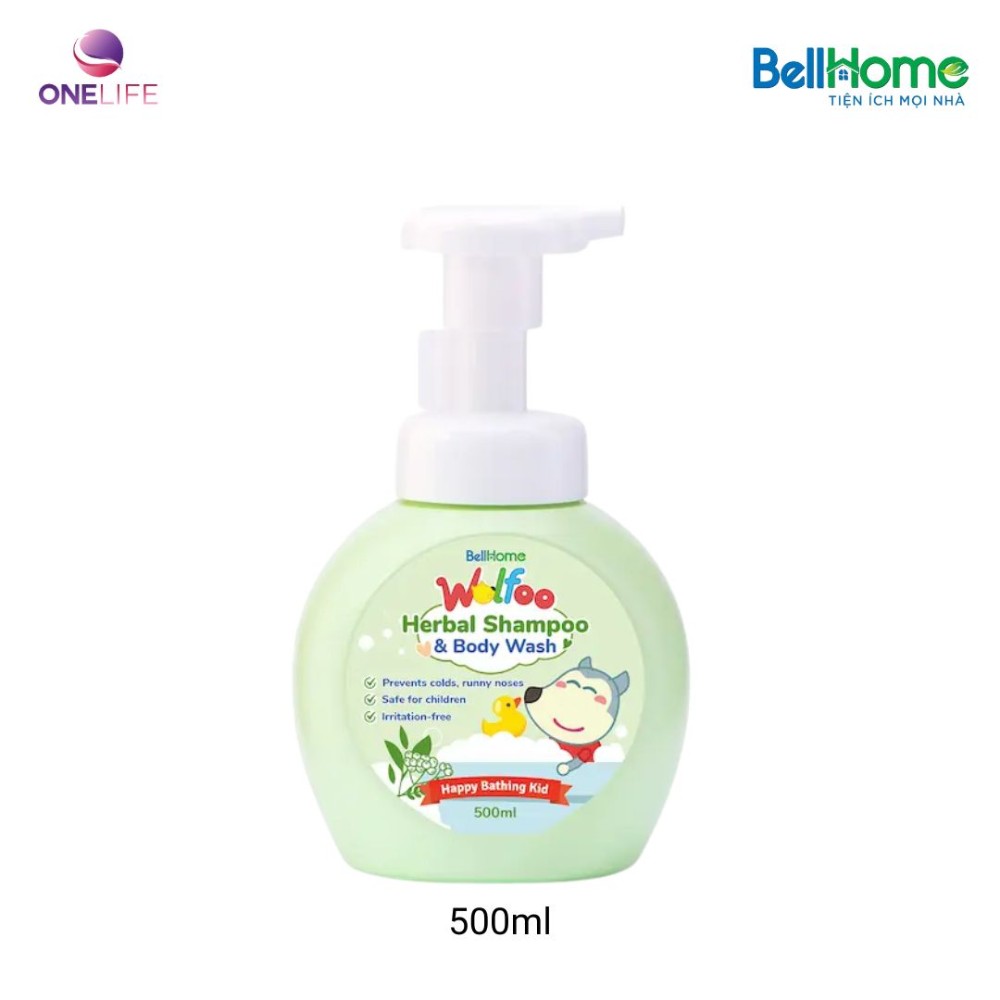 Tắm Gội Thảo Dược Wolfoo Baby 220ML