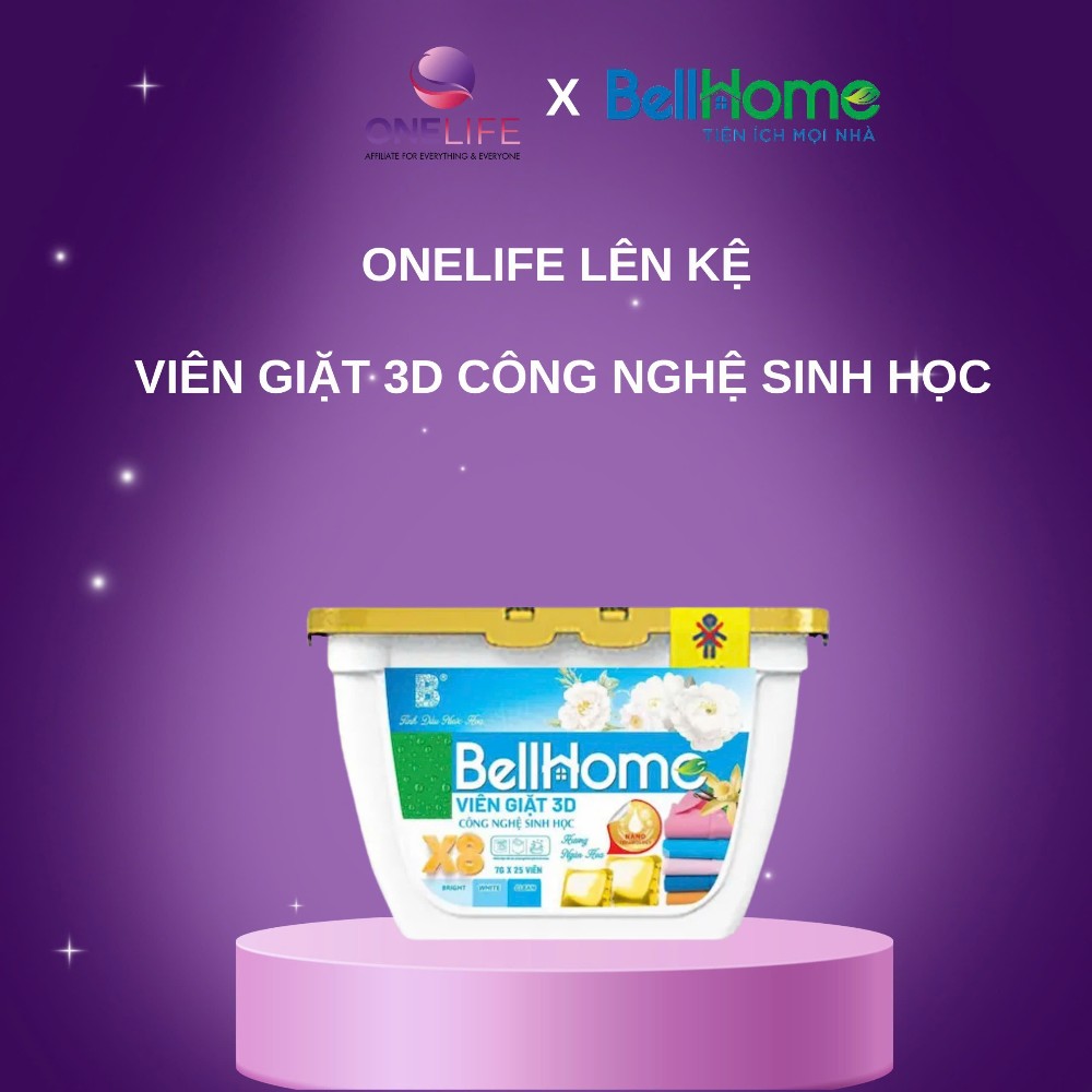 Viên giặt 3D Công nghệ Sinh học Bell Home