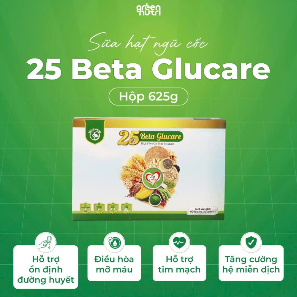 Sữa hạt ngũ cốc không đường hỗ trợ tim mạch hộp 625g