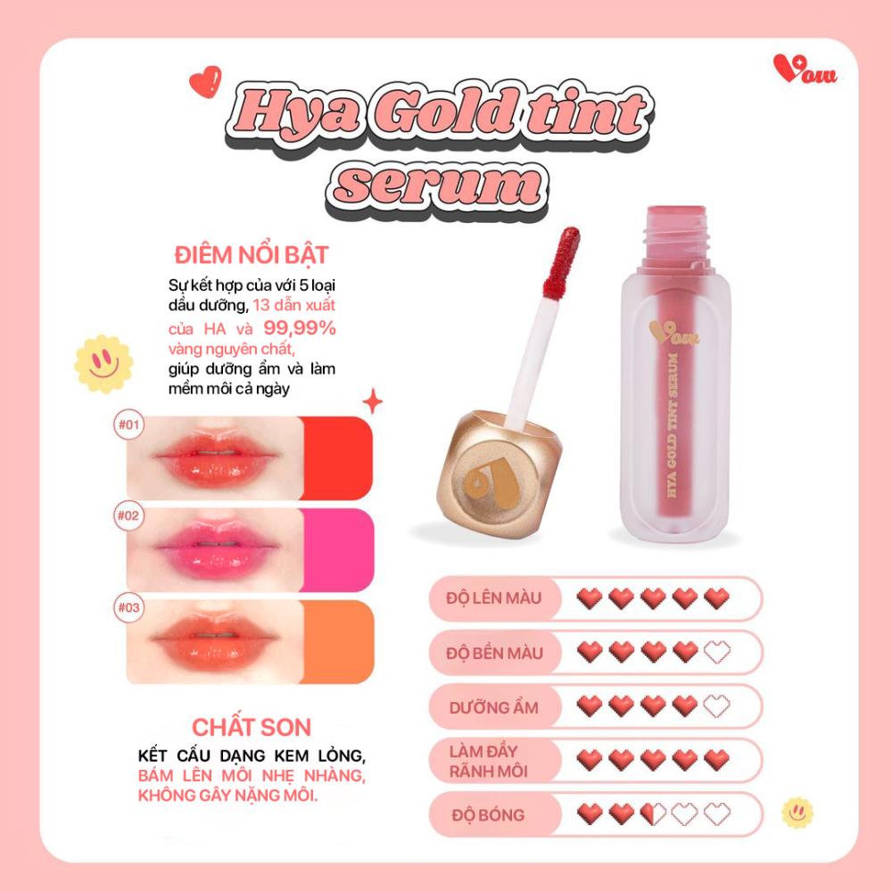 Son 02 Vow Hya Gold Tint Serum - RoseQuartz