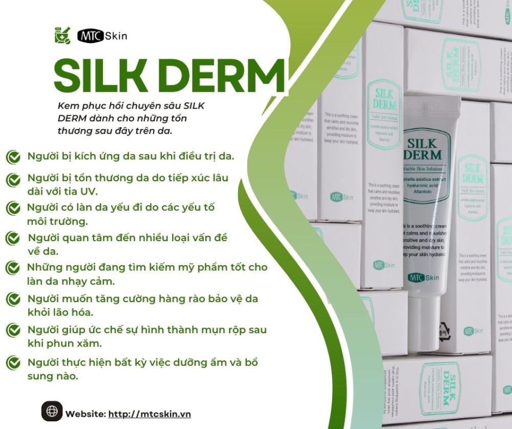 MTC Kem trị sẹo đa năng Silk Derm - Làm dịu và nuôi dưỡng làn da nhạy cảm