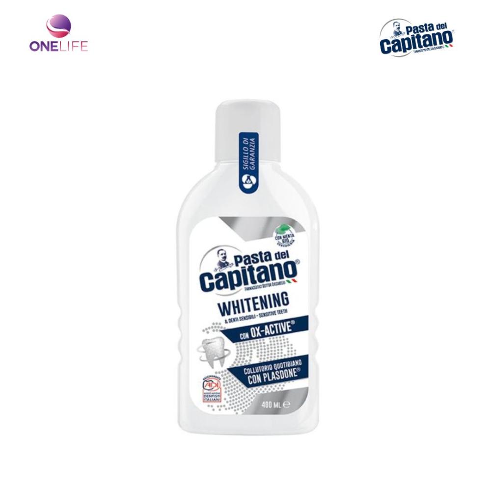 Nước Súc Miệng Làm Trắng Răng Pasta Del Capitano Whitening Mouthwash - 400ml